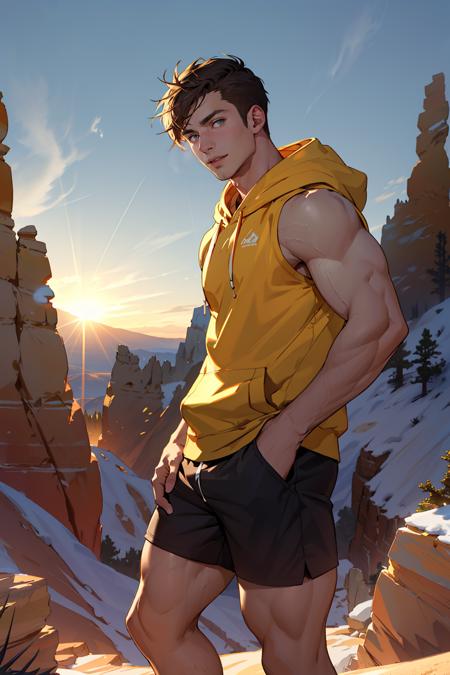 00001-30434850-tyson_dayley _lora_tyson_dayley-08_0.75_ wearing a fitted sleeveless hoodie and hiking shorts, Bryce Canyon National Park, hoodo.png